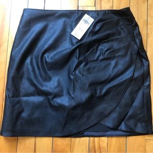 Abercrombie & Fitch faux leather skirt, size small
